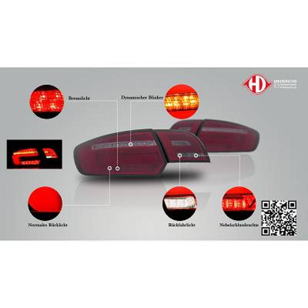 Kit de feux arrières Audi A3 03-08