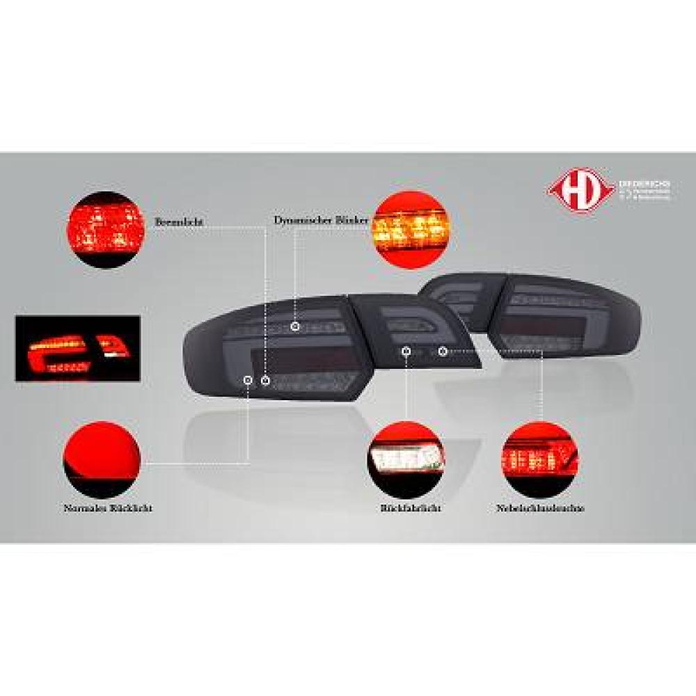 Kit de feux arrières Audi A3 03-08