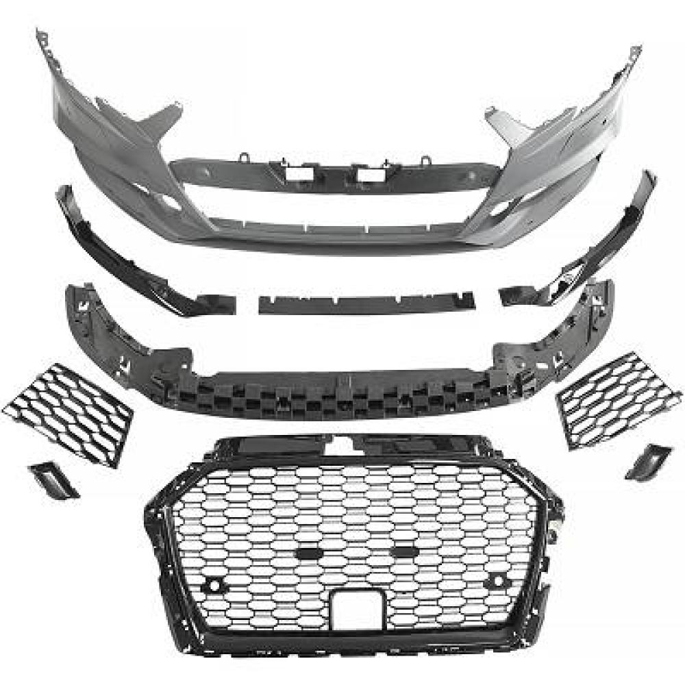 Pare-chocs avant Audi A3 Lim./Sportb./Cabrio 16-20