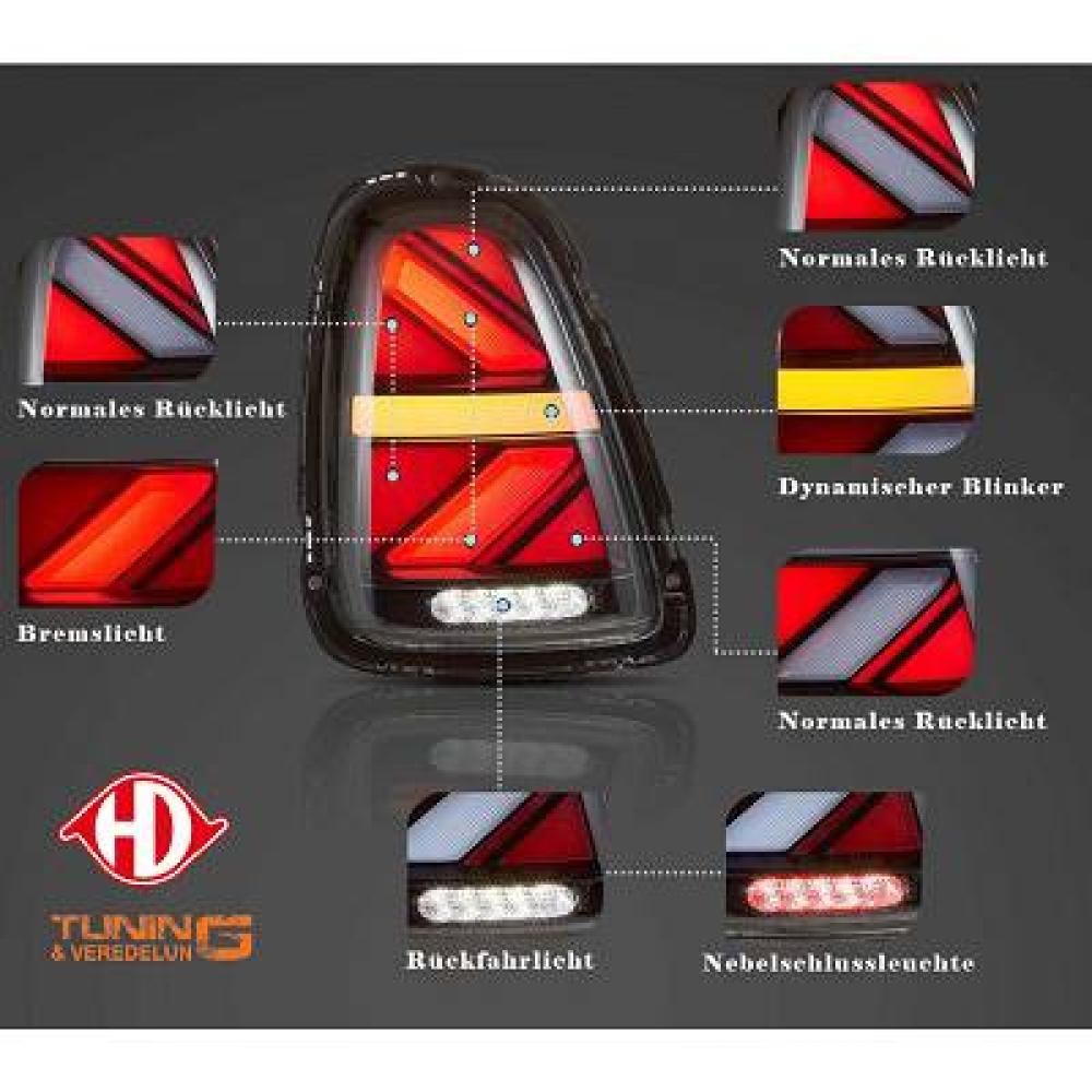 Kit de feux arrières arrière BMW Mini One Cooper Clubman 06-16