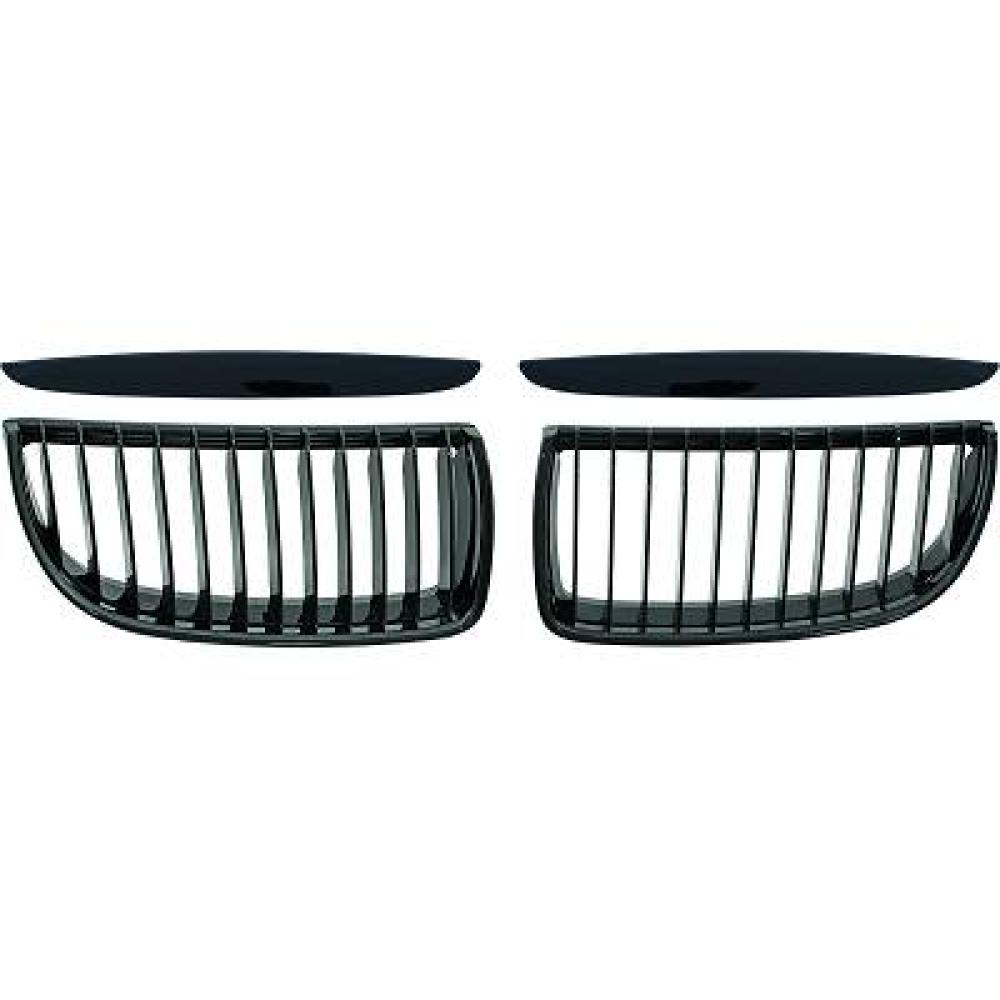Elément insertable, grille de radiateur BMW 3-Reihe (E90/91) Lim./Touring/Coupe 05-08
