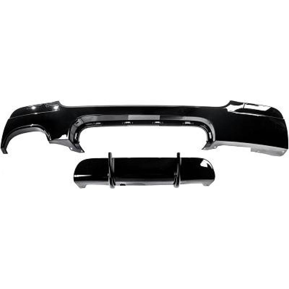 Enjoliveur, pare-chocs arrière BMW 3-Reihe E92/93 Coupe/Cabrio 06-10