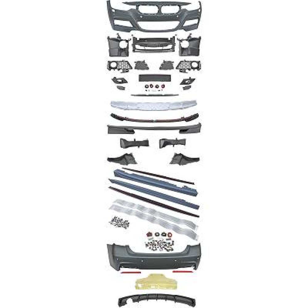 Pare-chocs arrière BMW 3-Reihe Lim/Tour.(F30/31) 11-15