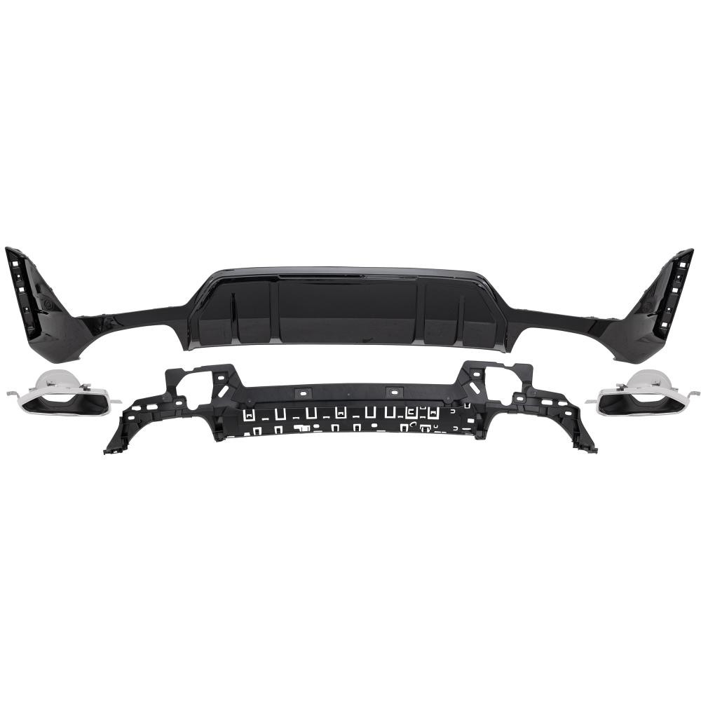 Enjoliveur, pare-chocs arrière BMW 3-Reihe Lim/Tour.(G20/21) 22->>