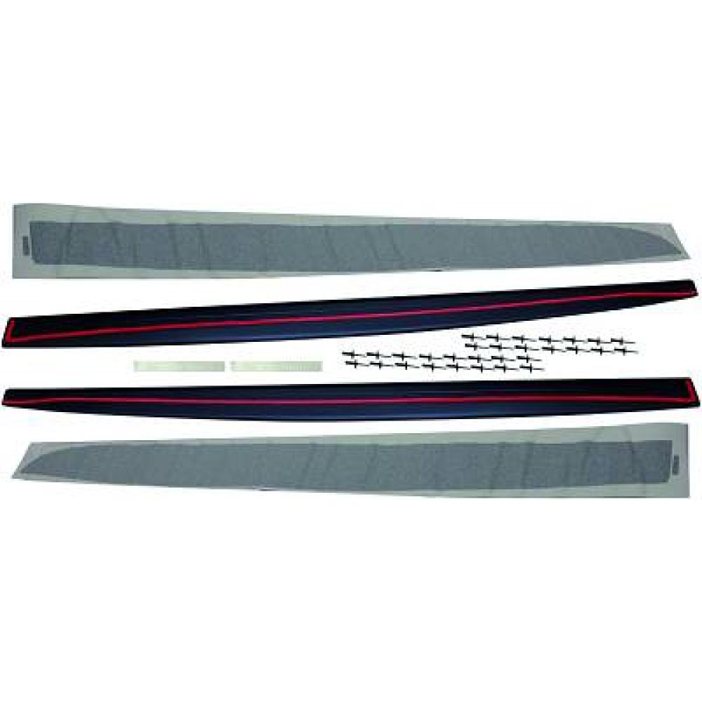 Revêtement de bas de marche Montage latéral BMW 4-Reihe Lim/Tour.(F32/33/36) 13-21