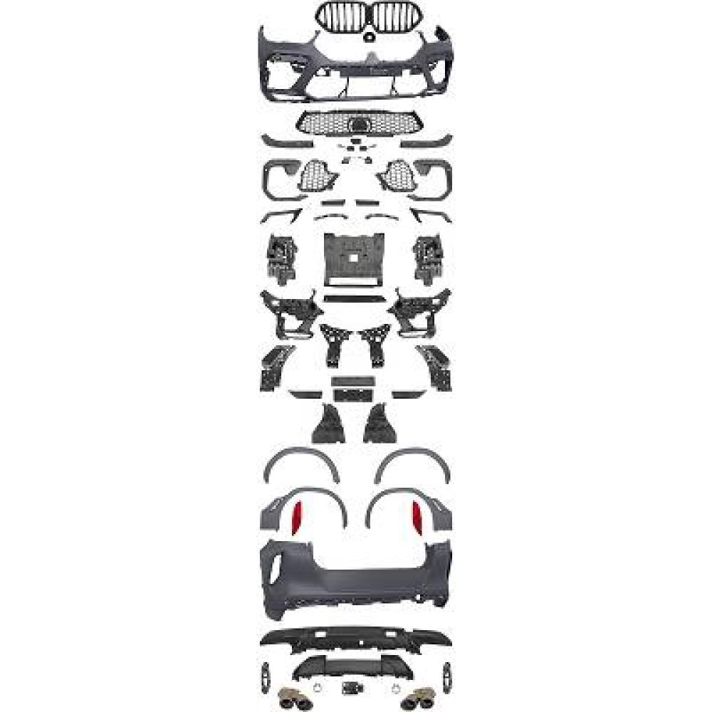 Pare-chocs arrière BMW X6 (G06) 19->>