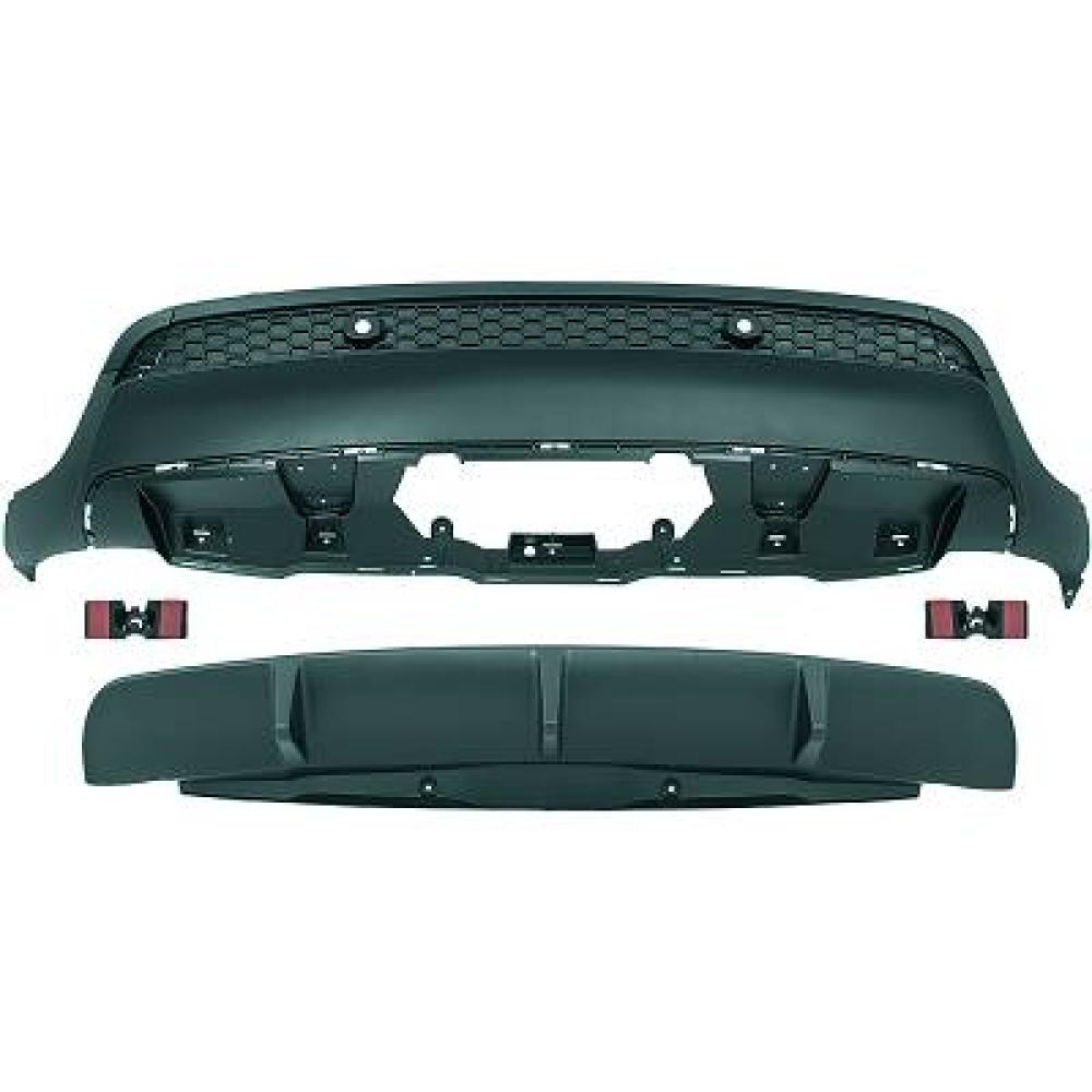 Enjoliveur, pare-chocs arrière BMW X6 (E71/72) 08-14