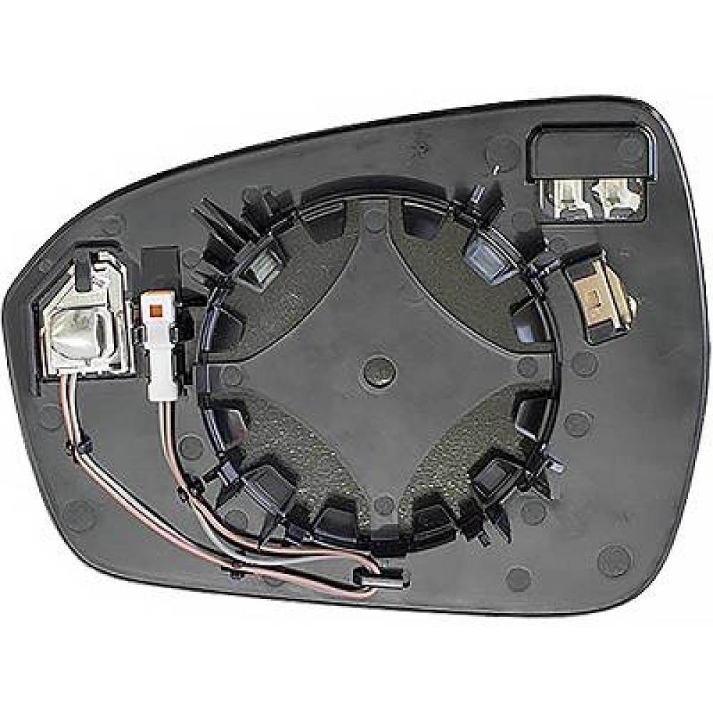 Verre de rétroviseur, rétroviseur extérieur droite Ford Mondeo (Lim/Kombi) 14-19