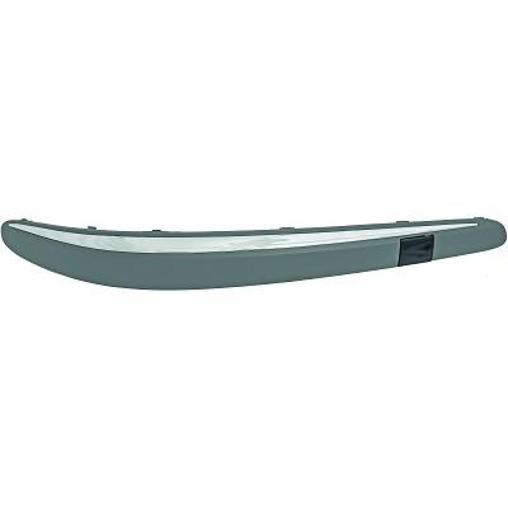 Baguette et bande protectrice, pare-chocs avant gauche Mercedes E-Kl.E220-500 W211 02-06