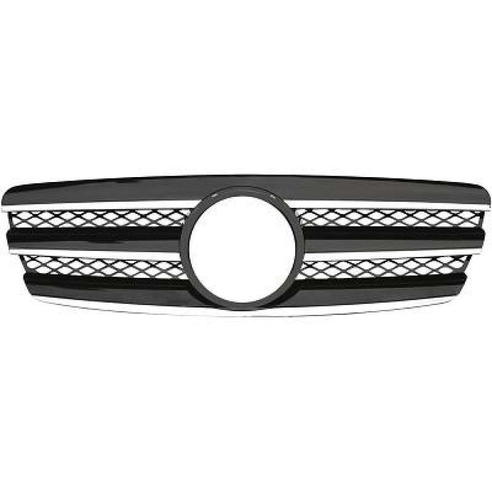 Grille de radiateur centre Mercedes E-Kl.E220-500 W211 02-06