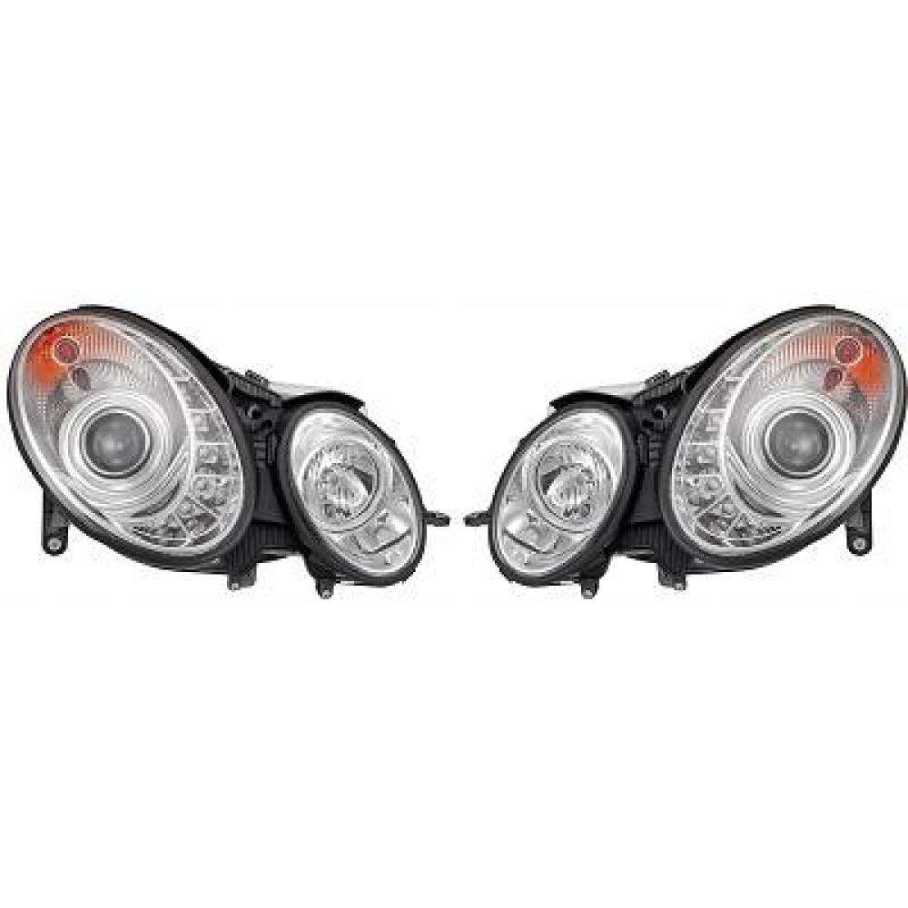 Kit de projecteurs principaux Mercedes E-Kl.E220-500 W211 02-06