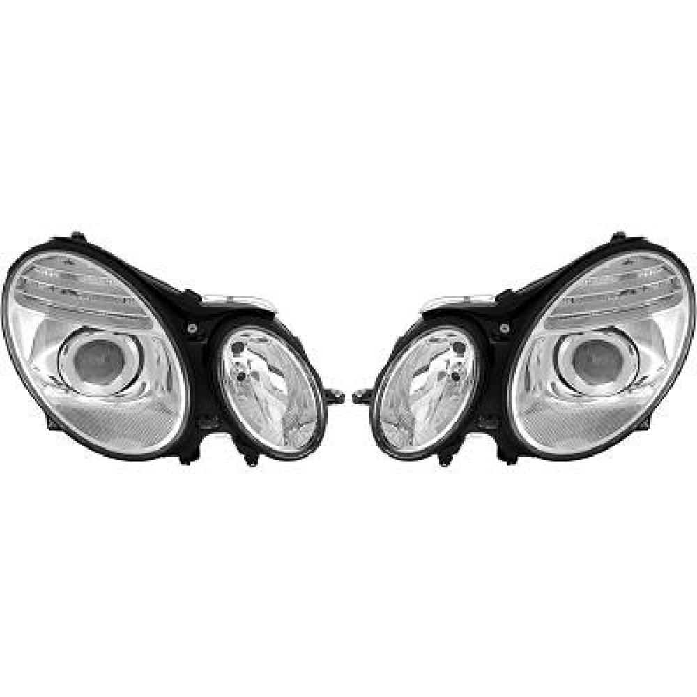 Kit de projecteurs principaux Mercedes E-Kl.E220-500 W211 02-06