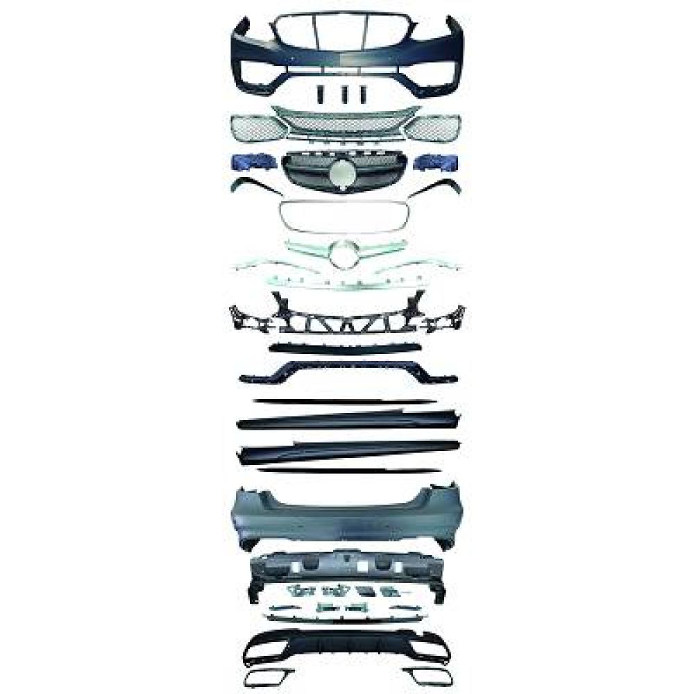 Pare-chocs arrière Mercedes E-Kl.E220-500 W212 13-16