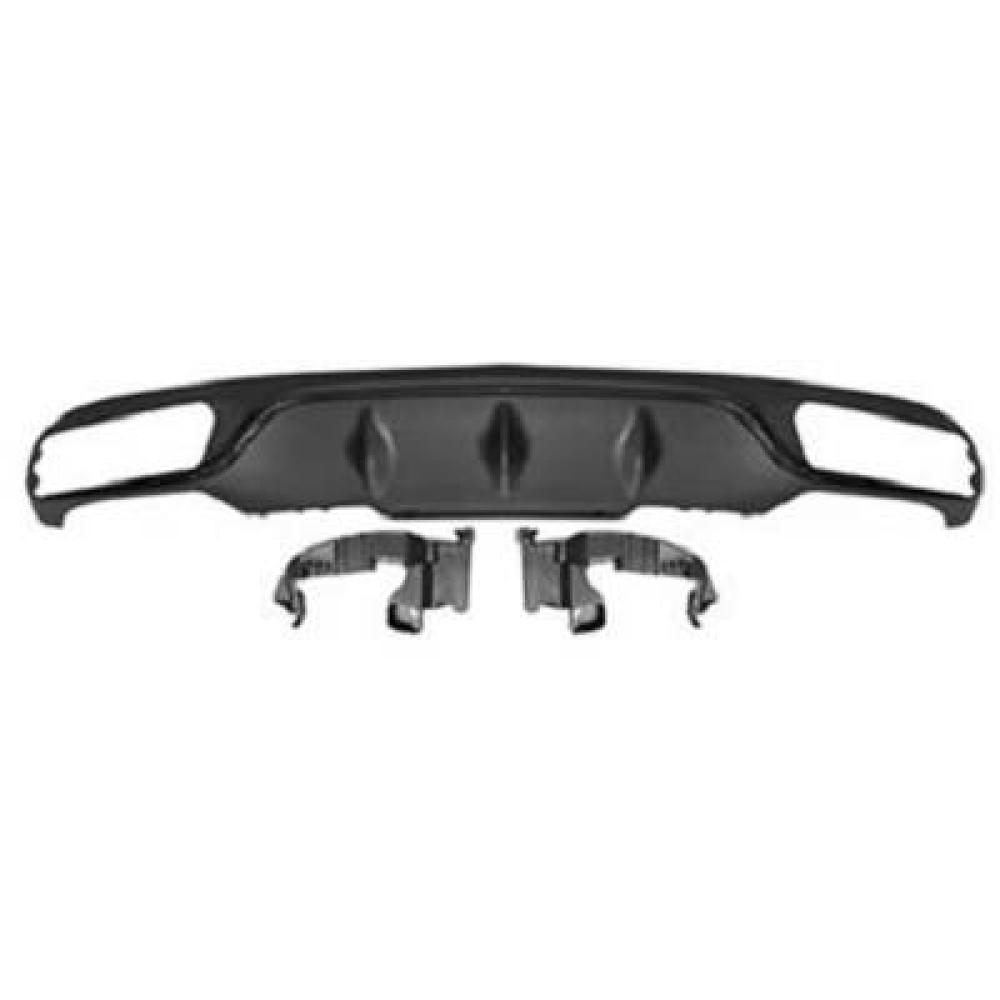 Enjoliveur, pare-chocs arrière Mercedes E-Kl.E220-500 W213 16-6.2020