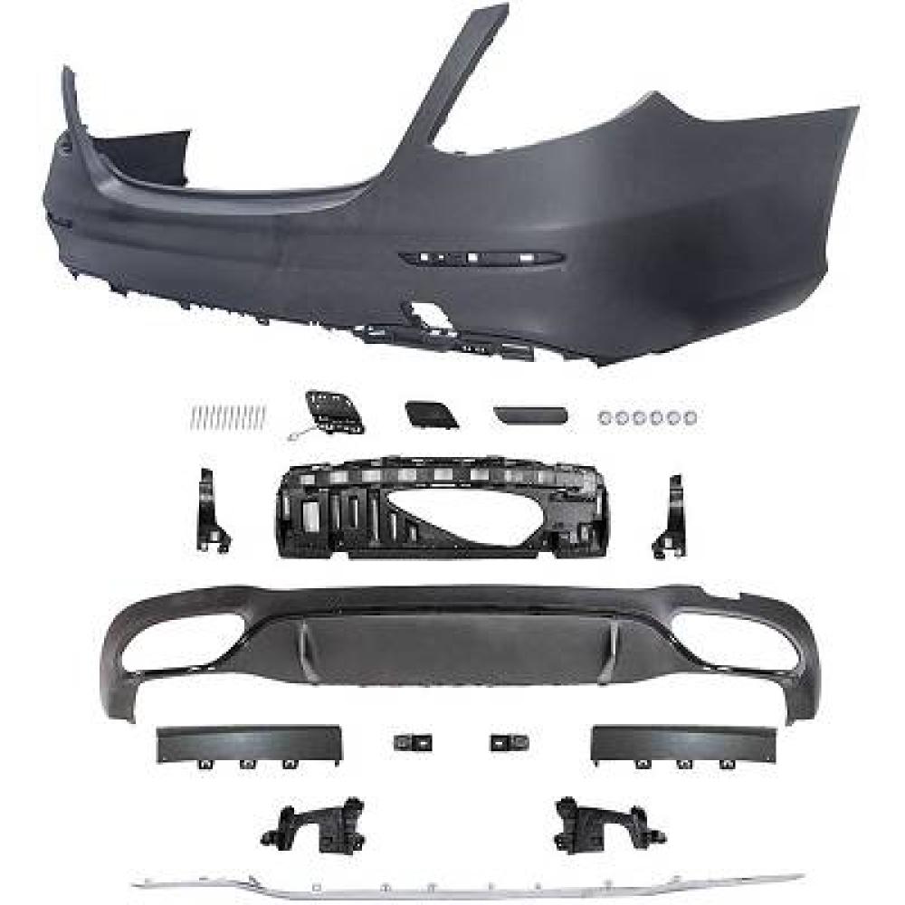 Pare-chocs arrière Mercedes E-Kl.E220-500 W213 16-6.2020