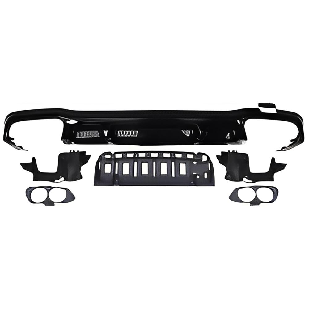 Enjoliveur, pare-chocs arrière Mercedes E-Kl.E220-500 W213 16-6.2020