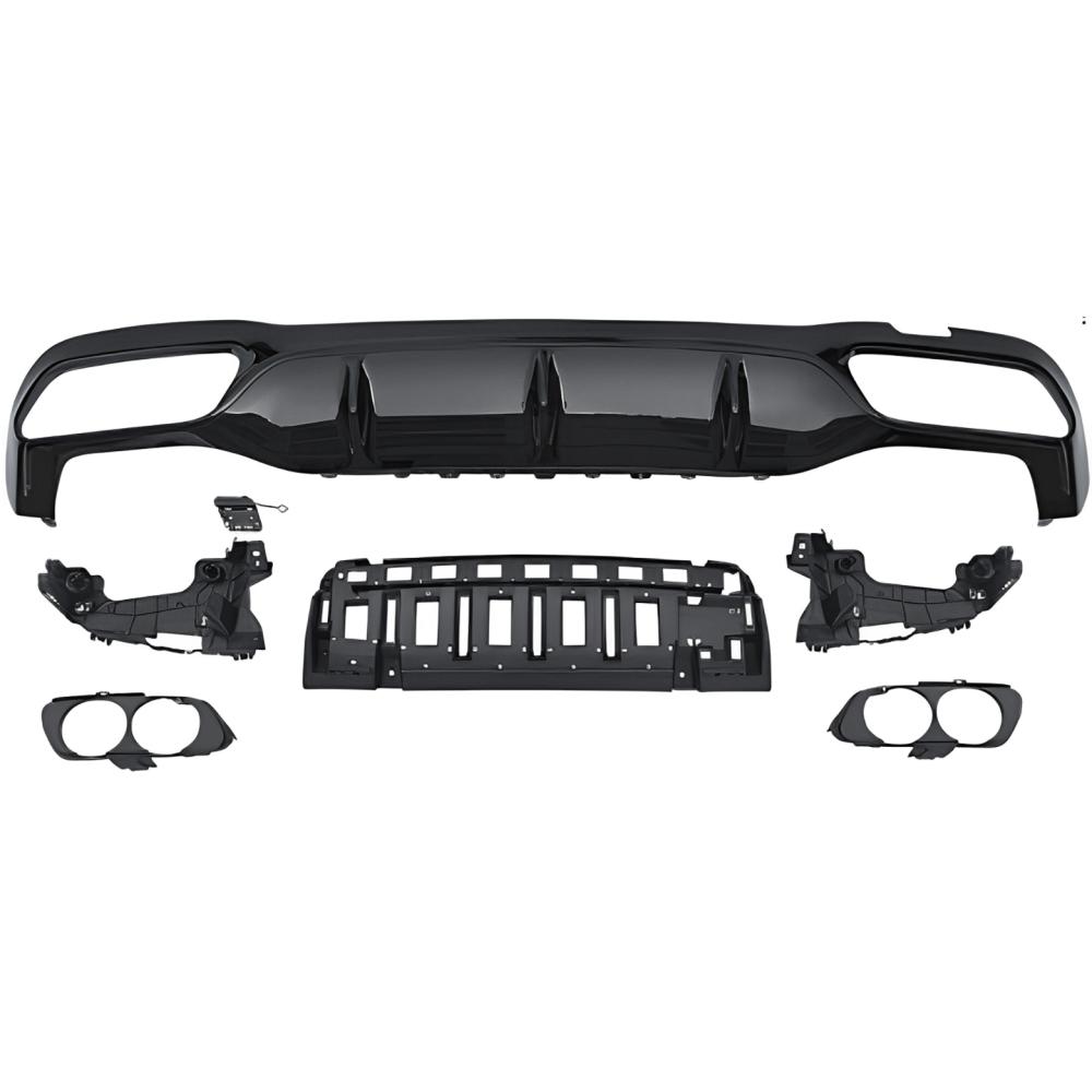 Enjoliveur, pare-chocs arrière Mercedes E-Kl.E220-500 W213 16-6.2020