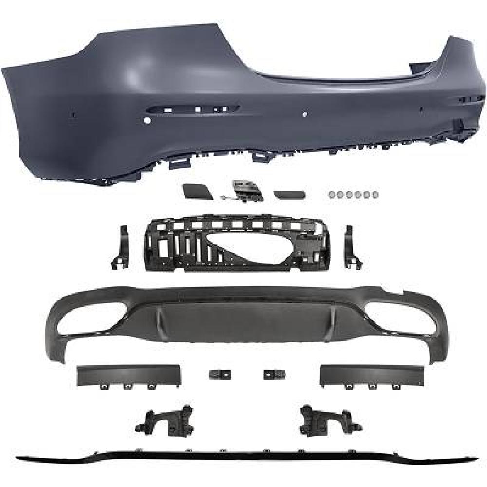 Pare-chocs arrière Mercedes E-Kl.E220-500 W213 20->>