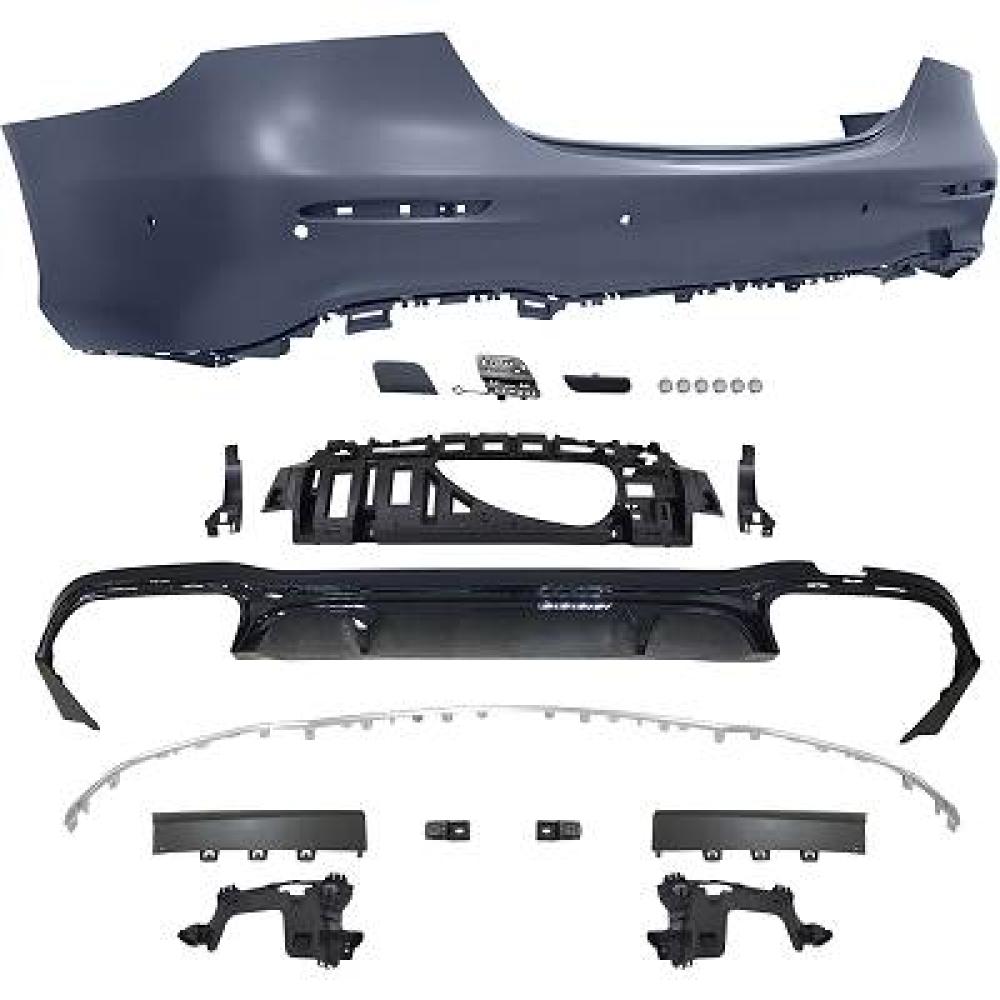 Pare-chocs arrière Mercedes E-Kl.E220-500 W213 20->>