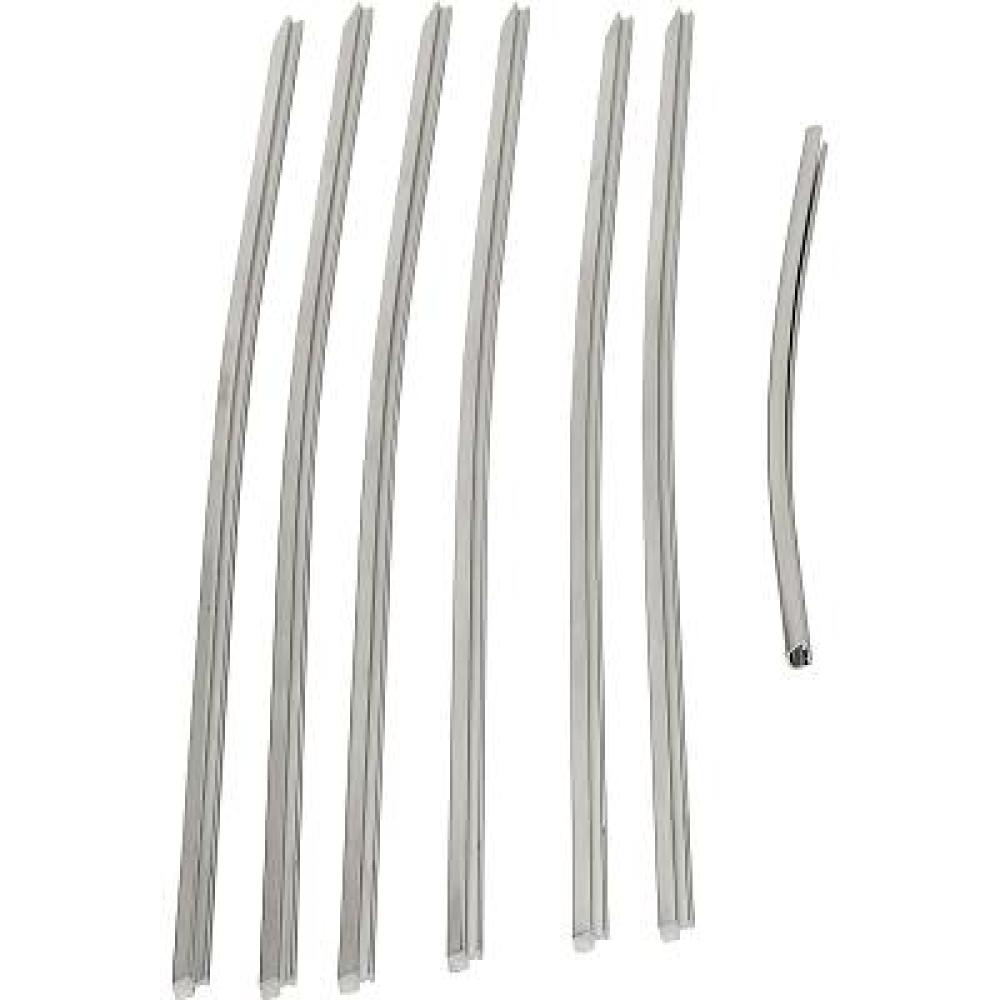 Jeu de baguettes et bandes protectrices, grille de radiateur Mercedes W140 SE/L (300-600) 91-98