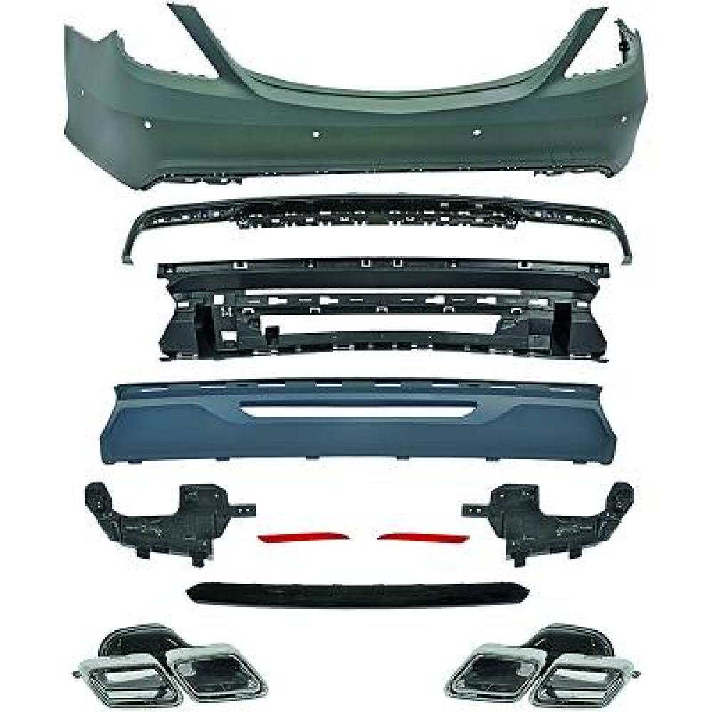 Pare-chocs arrière Mercedes S-Kl. W222 13-17