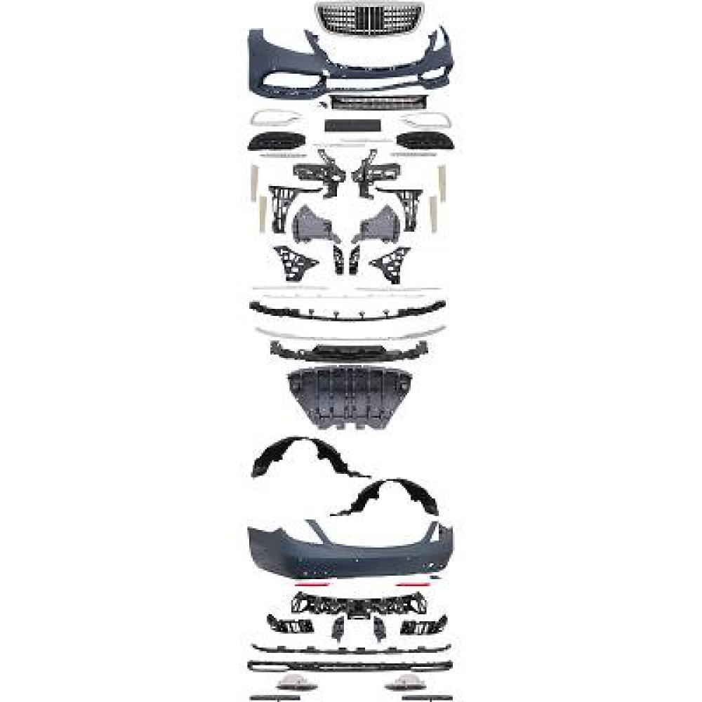 Pare-chocs arrière Mercedes S-Kl. W222 17->>