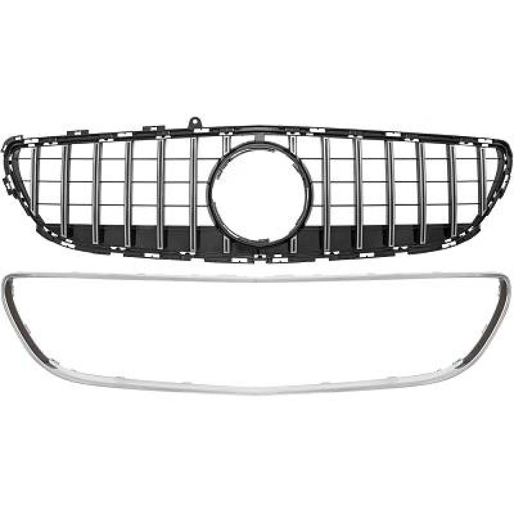 Elément insertable, grille de radiateur Mercedes CLS W218 15-17