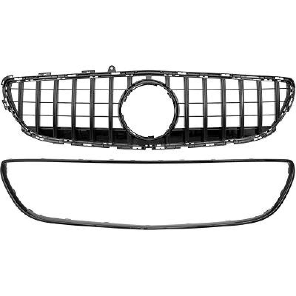 Elément insertable, grille de radiateur Mercedes CLS W218 15-17