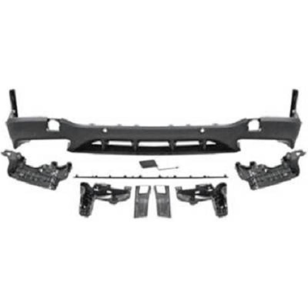 Enjoliveur, pare-chocs arrière Mercedes GLC-Kl. (C253) 15-22