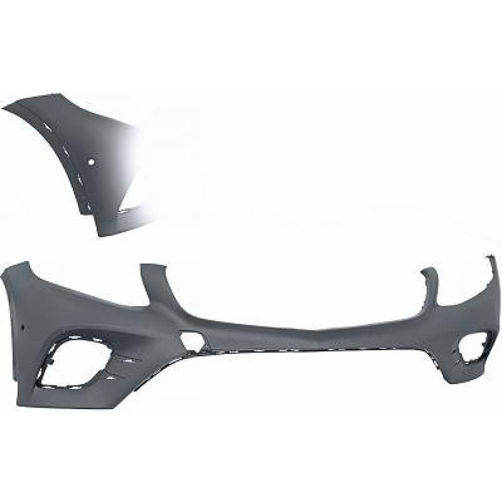 Pare-chocs avant Mercedes GLC-Kl. X253 15->> + parktronic