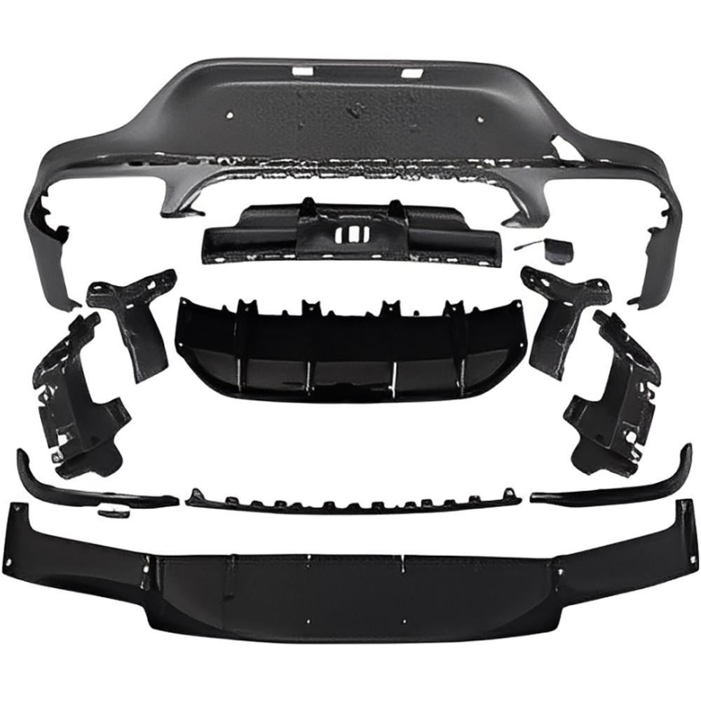 Enjoliveur, pare-chocs arrière Mercedes GLC-Kl. (C253) 15-22