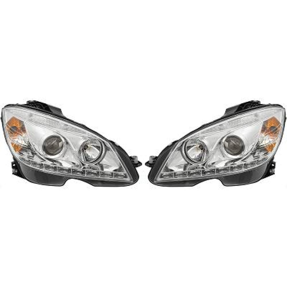 Kit de projecteurs principaux Mercedes C-Kl. W204 07-11