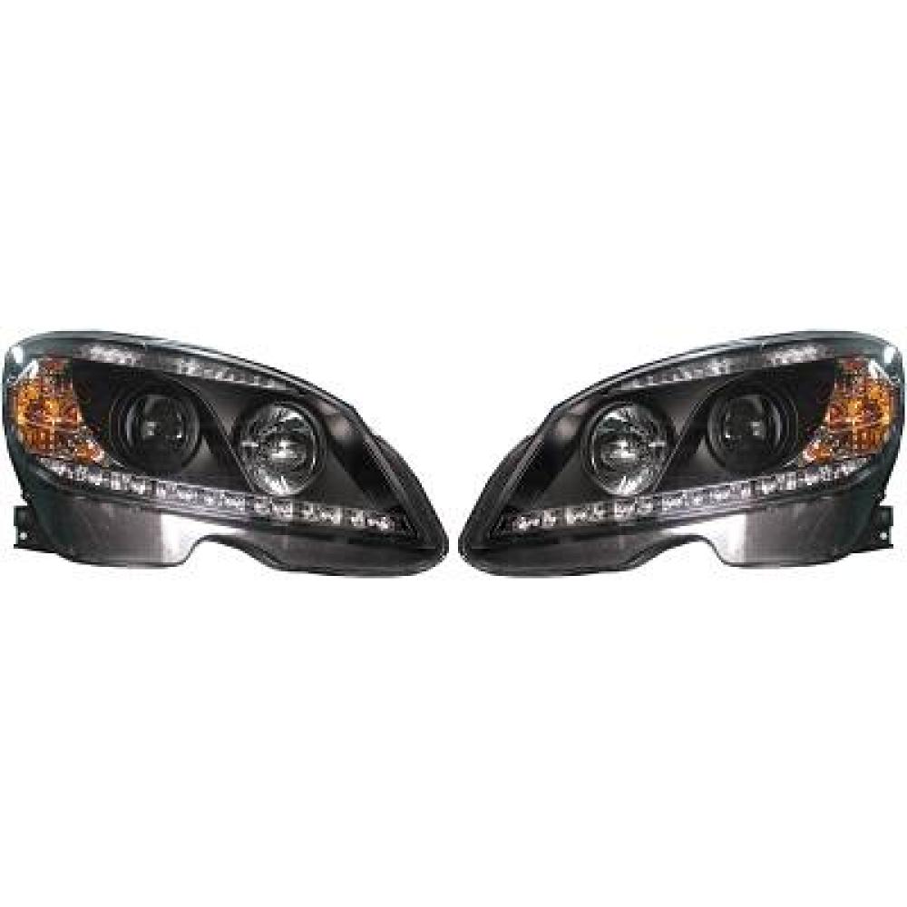Kit de projecteurs principaux Mercedes C-Kl. W204 07-11