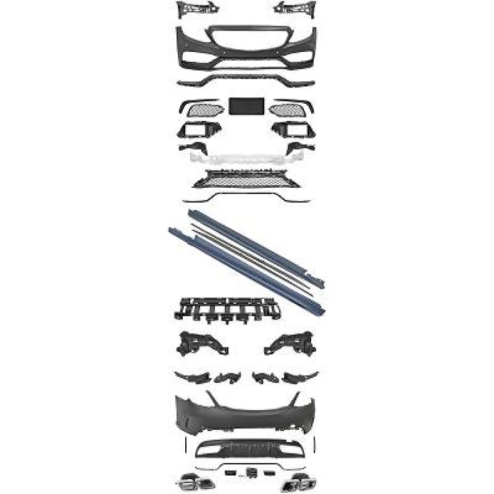 Pare-chocs avant Mercedes C-Kl. W205 1.14-7.18