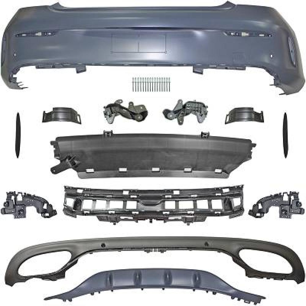 Pare-chocs arrière Mercedes C-Kl. W205 1.14-7.18
