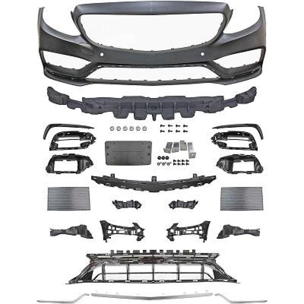 Pare-chocs avant Mercedes C-Kl. W205 1.14-7.18