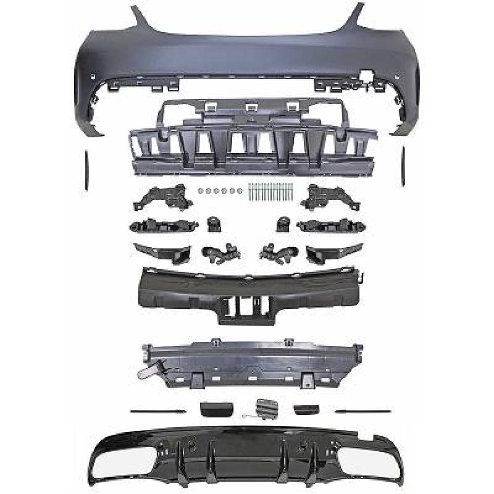 Pare-chocs arrière Mercedes C-Kl. W205 1.14-7.18