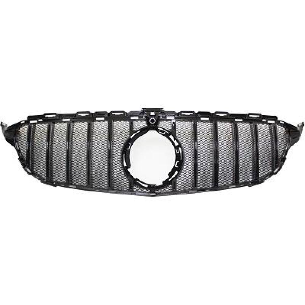 Elément insertable, grille de radiateur Mercedes C-Kl. W205 Lim/Cpe/Tour. 8.18-21