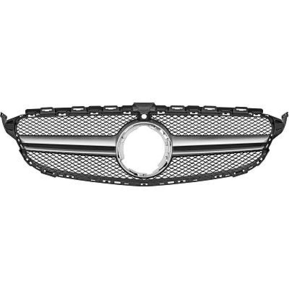 Grille de radiateur Mercedes C-Kl. W205 Lim/Cpe/Tour. 8.18-21