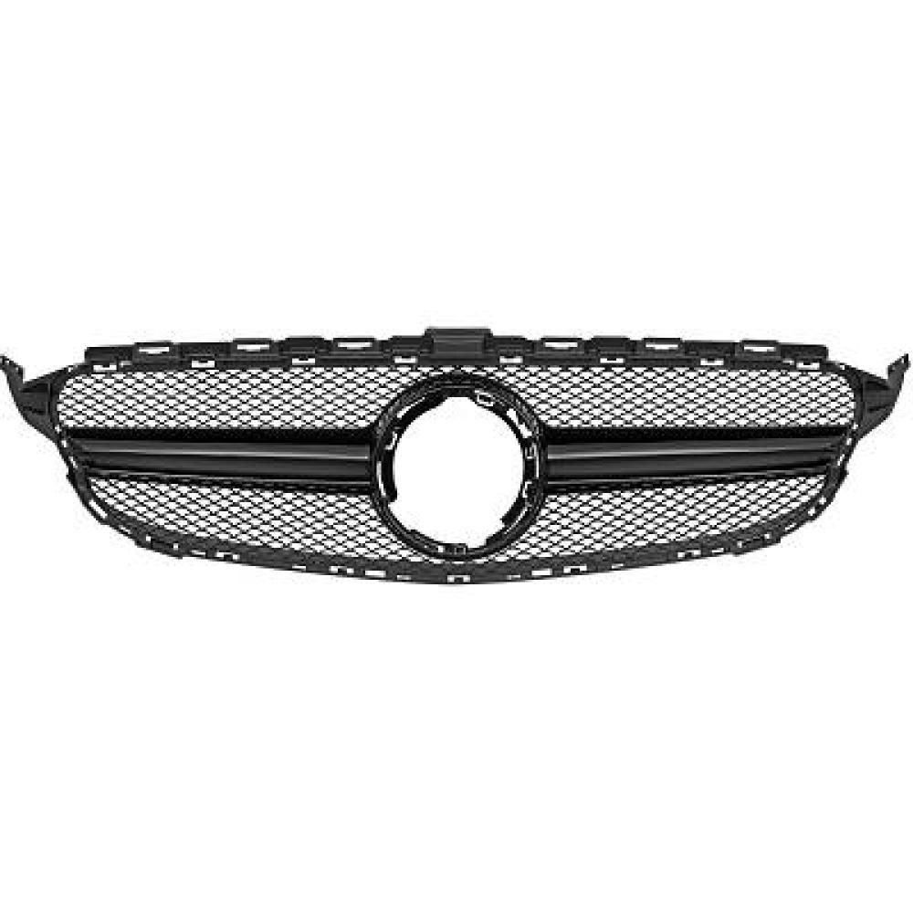 Grille de radiateur Mercedes C-Kl. W205 Lim/Cpe/Tour. 8.18-21
