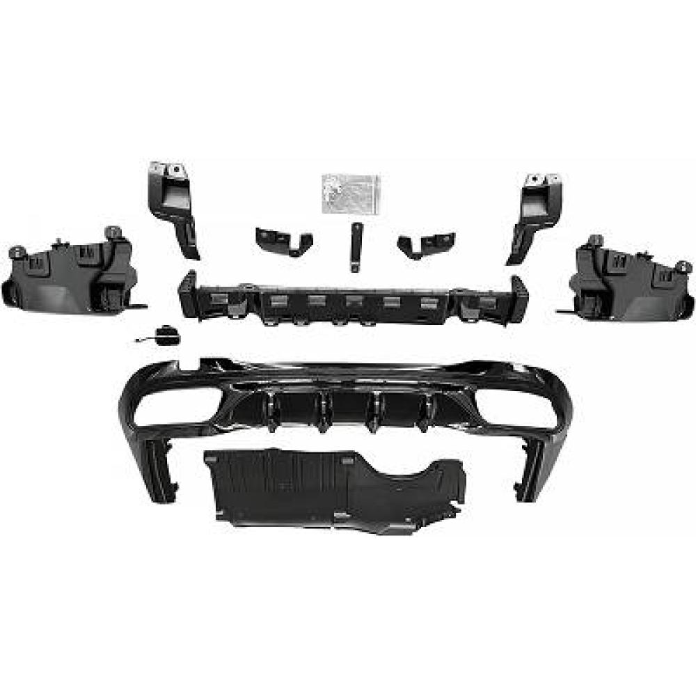 Enjoliveur, pare-chocs arrière Mercedes C-Kl. W206 Lim/Cpe/Tour. 21->>