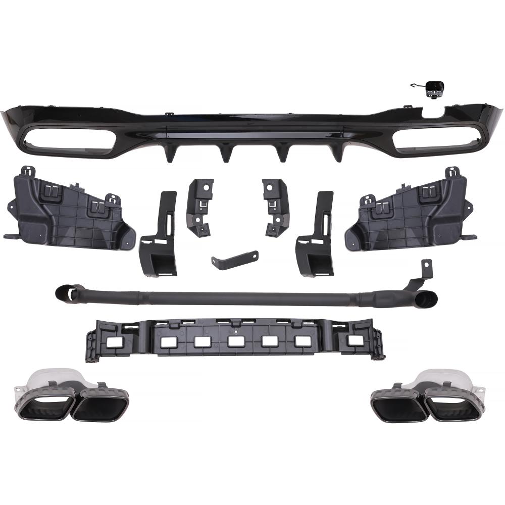 Enjoliveur, pare-chocs arrière Mercedes C-Kl. W206 Lim/Cpe/Tour. 21->>