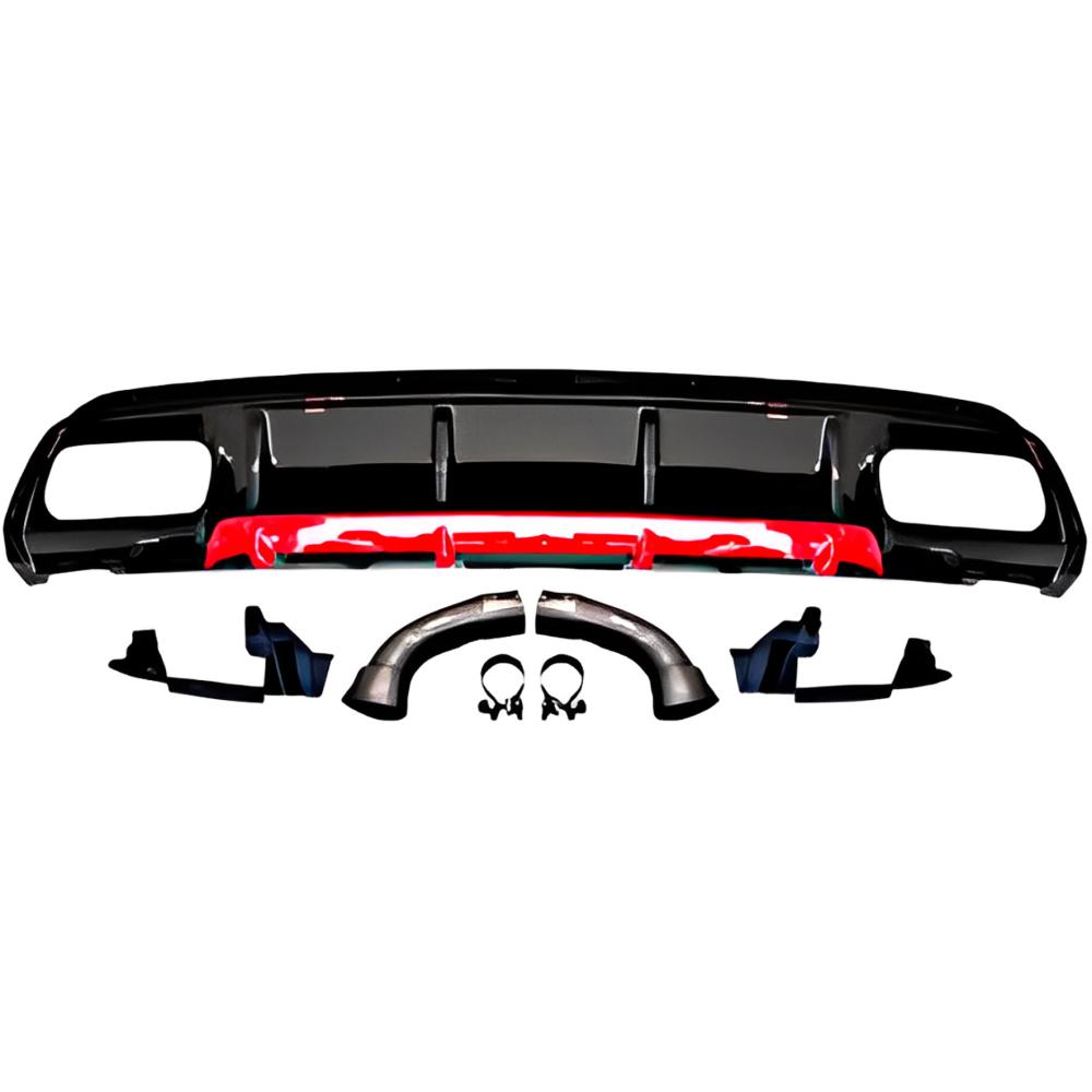 Enjoliveur, pare-chocs arrière Mercedes A-Klasse W176 AMG Optik 12-18