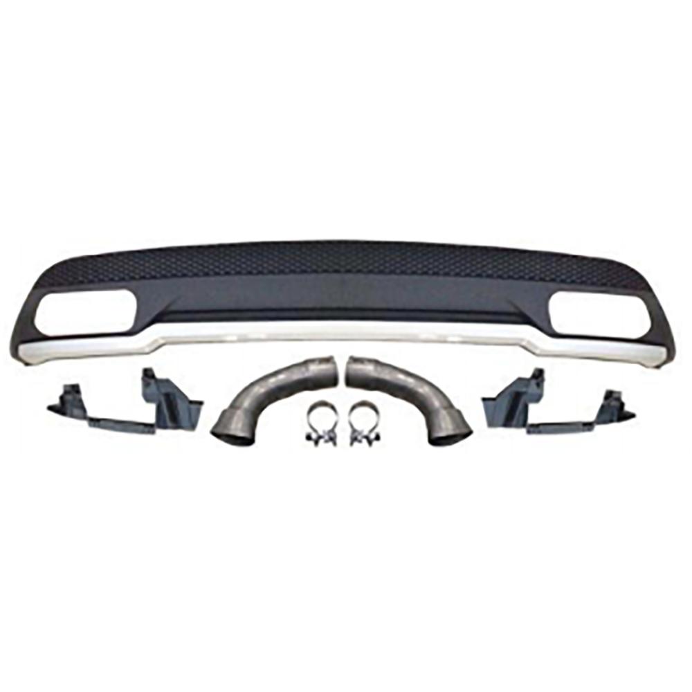 Enjoliveur, pare-chocs arrière Mercedes A-Klasse W176 AMG Optik 12-18