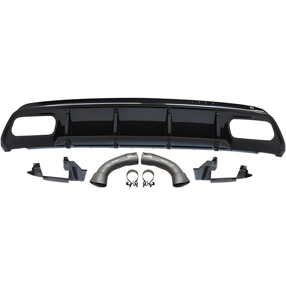 Enjoliveur, pare-chocs arrière Mercedes A-Klasse W176 AMG Optik 12-18