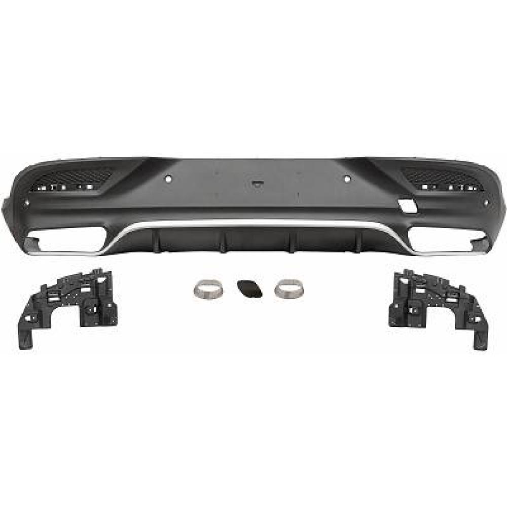 Enjoliveur, pare-chocs arrière Mercedes GLE-Klasse (C292) 15-19