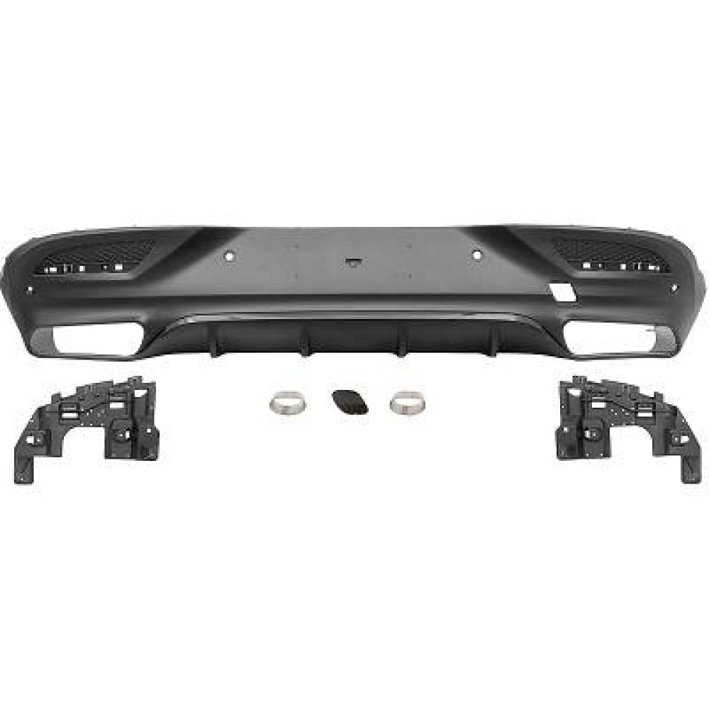 Enjoliveur, pare-chocs arrière Mercedes GLE-Klasse (C292) 15-19