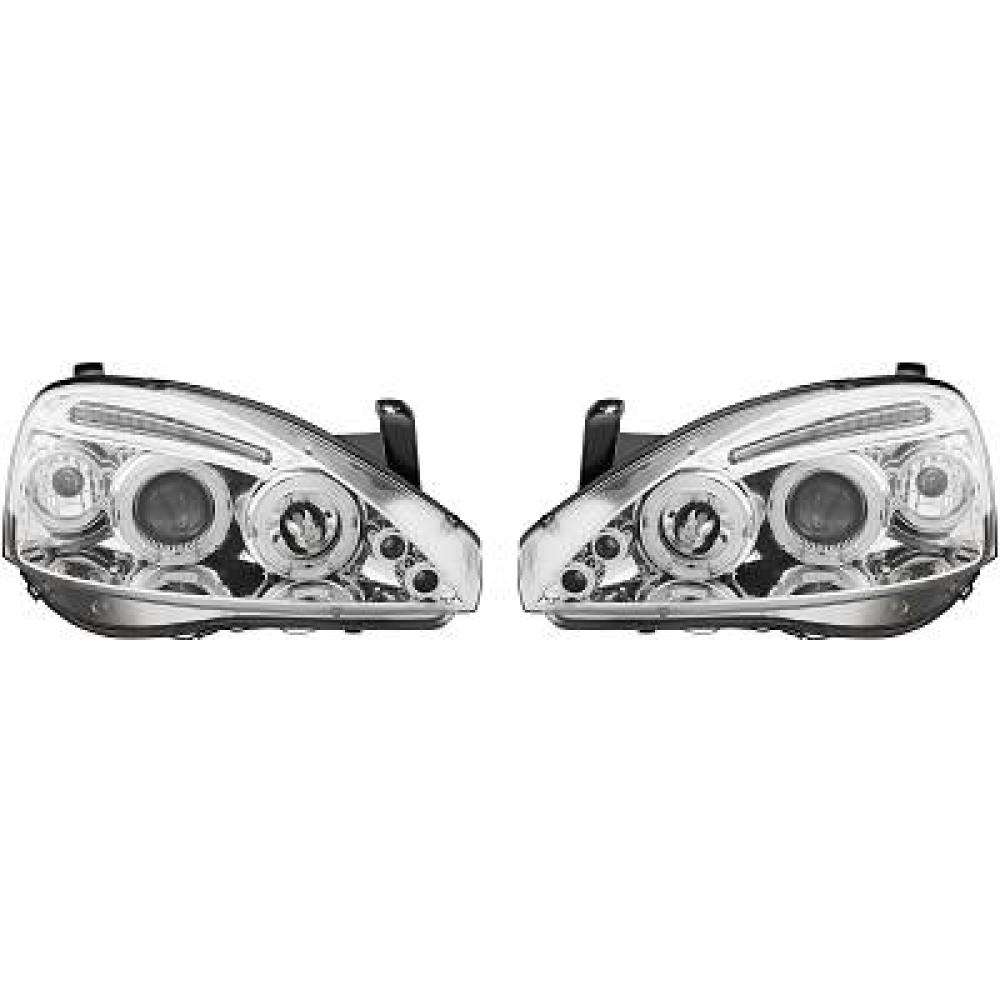 Kit de projecteurs principaux Opel Corsa C 00-06