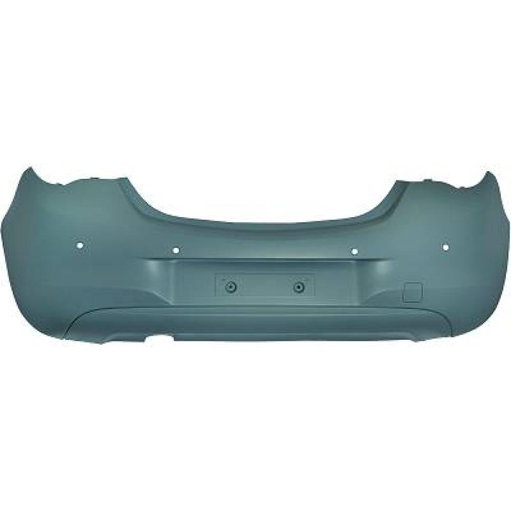 Pare-chocs arrière Opel Corsa E 3/5 trg. 15-19 + parktronic 4 trous