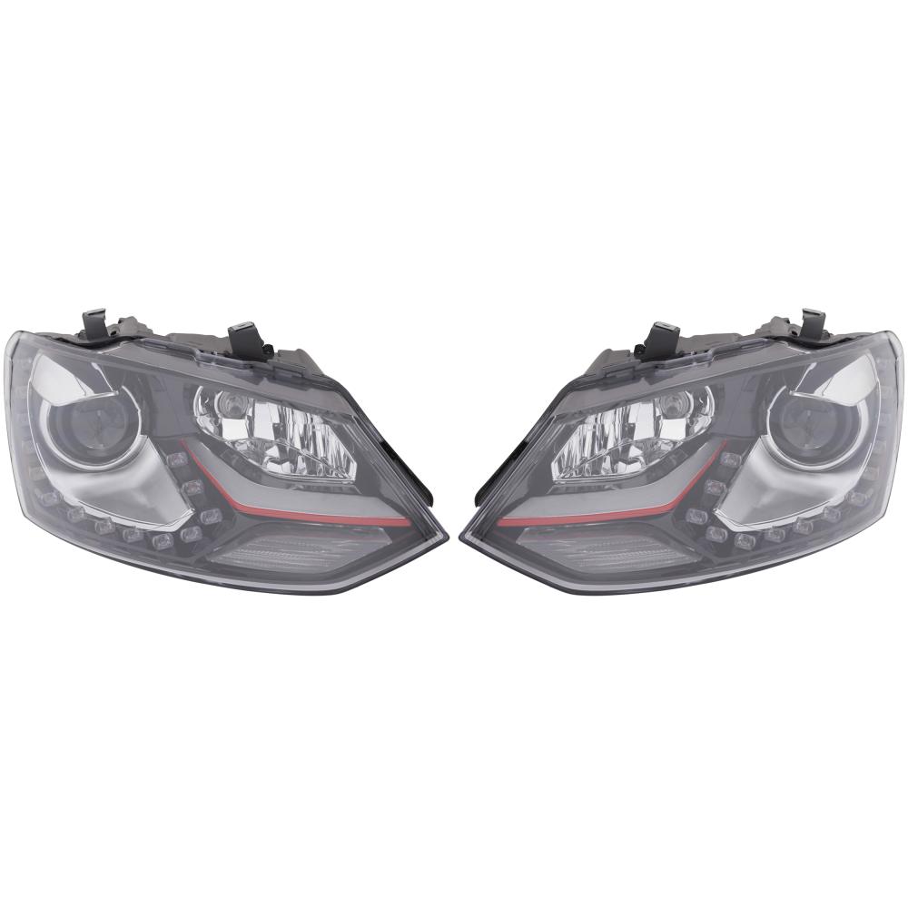 Kit de projecteurs principaux avant Volkswagen Polo 3/5 trg. 09-14